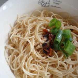 ごまだれと食べラーで坦々麺風そうめん